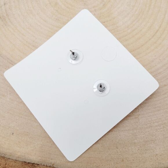 Brand New Gold Tone Flower Pearl Rhinestone Earrings - Picture 5 of 6